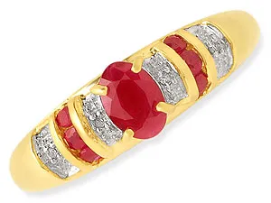 Reddish Blush - Real Diamond Ring (SDR178)