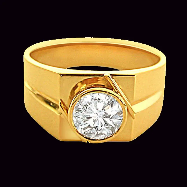 Diamond Knot 0.50ct Solitaire Men's rings -Solitaire rings