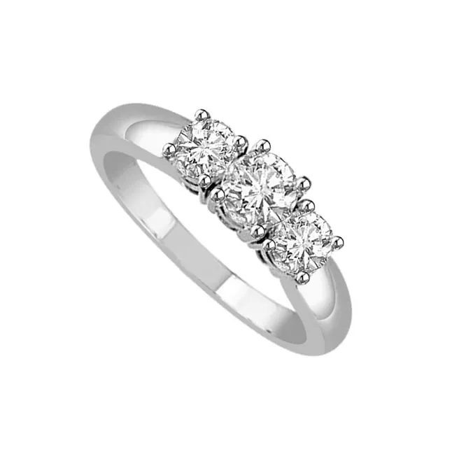 Intertwined Affection 0.60cts G/VVS1 Real Diamond Ring (SDR198)