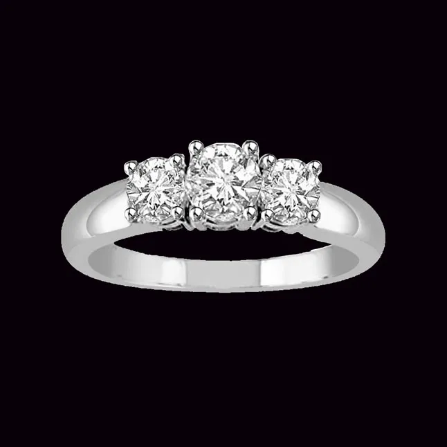 Intertwined Affection 0.60cts G/VVS1 Real Diamond Ring (SDR198)