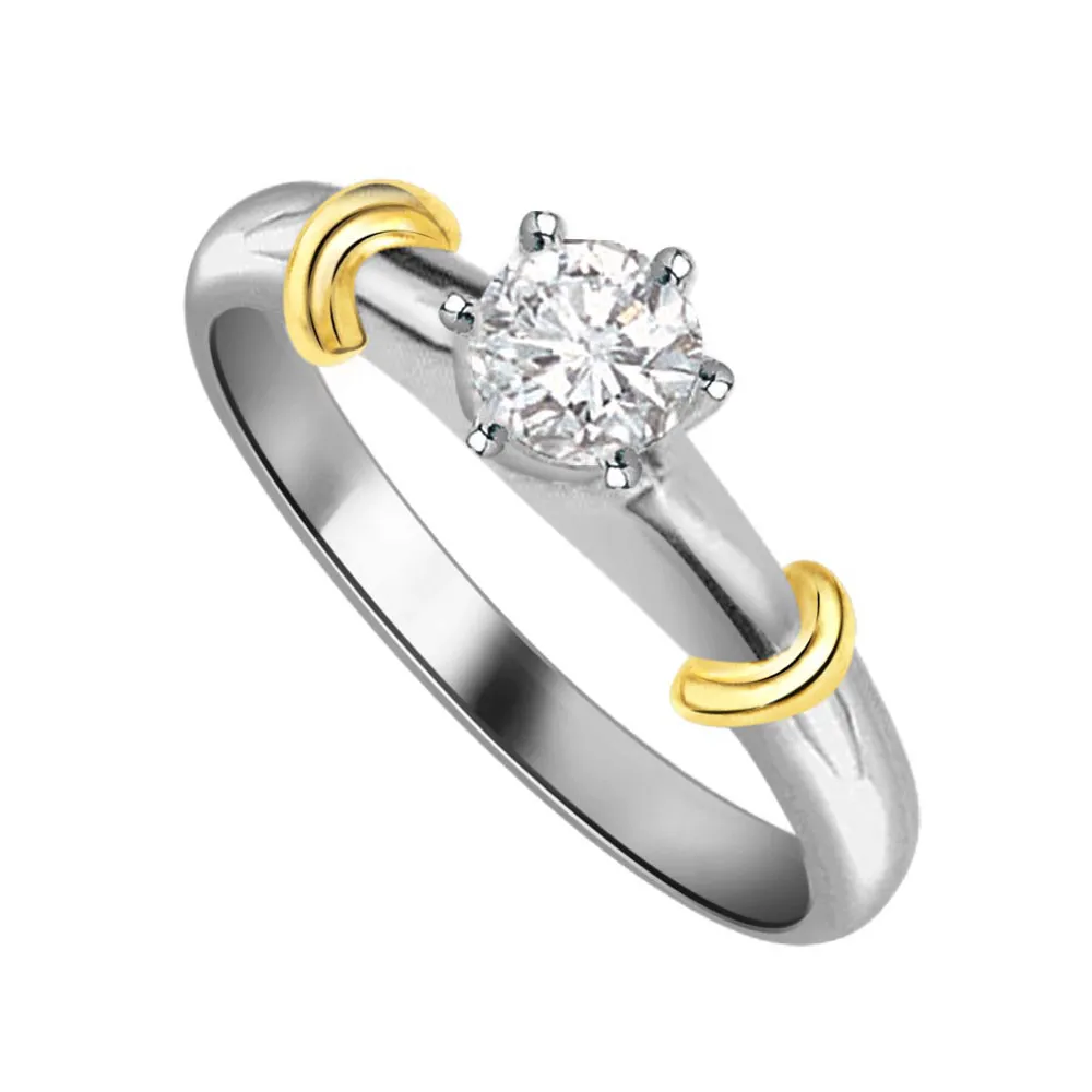 Tie Love Knot 1.00 ct Diamond Solitaire rings SDR216