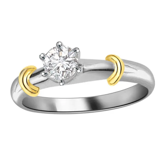 Tie Love Knot 1.00cts Real Diamond Solitaire Ring (SDR216)