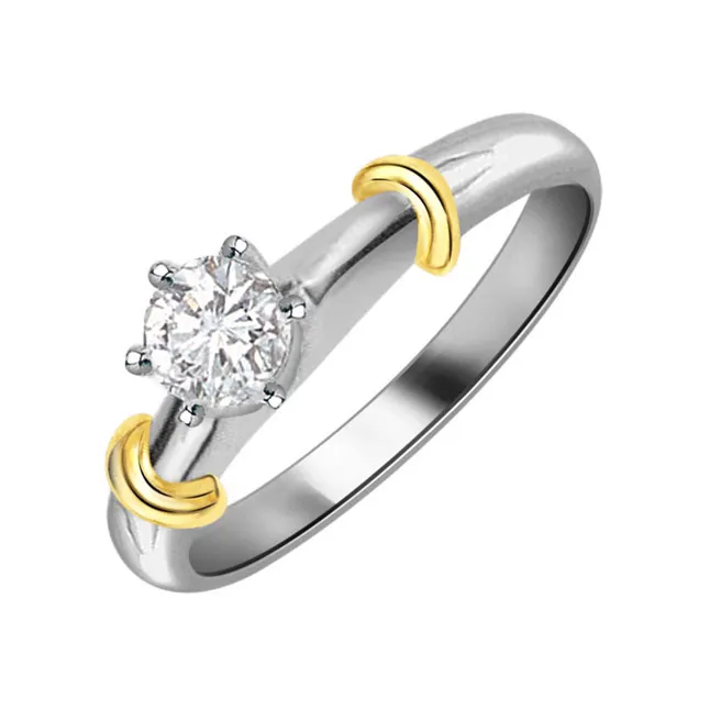 Tie Love Knot 1.00cts Real Diamond Solitaire Ring (SDR216)