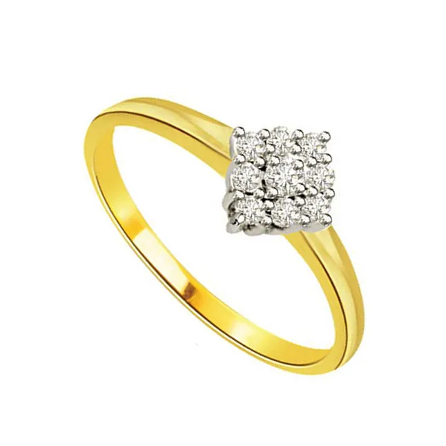 Mystic Flora Designer 1.00cts Real Diamond Ring (SDR221)