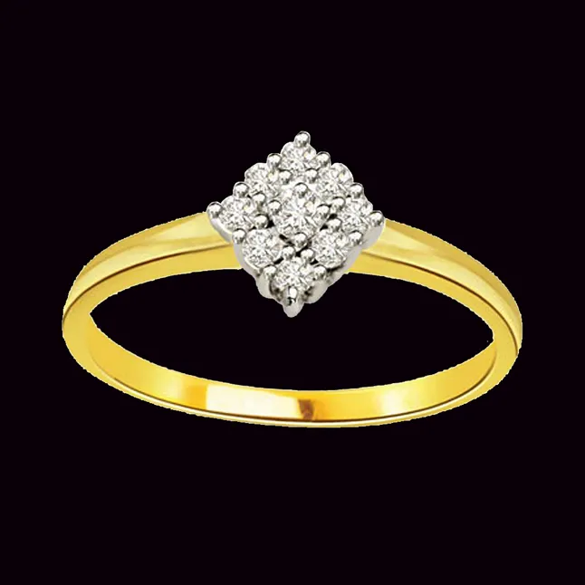 Mystic Flora Designer 1.00cts Real Diamond Ring (SDR221)