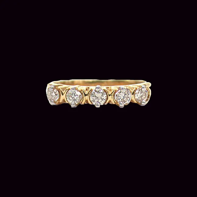 Knotty Chords Real Diamond 0.40cts Eternity Ring (SDR223)