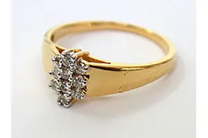 Dazzling Bow 0.28 ct Diamond rings