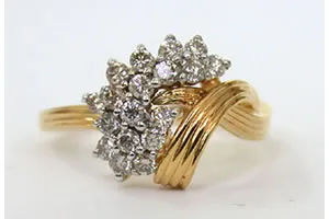 Butterfly Lady Love 0.56cts Classic Real Diamond Ring (SDR233)