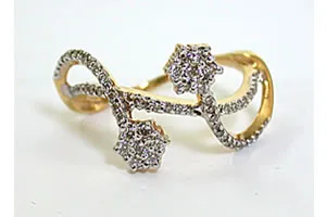 Twisted Love Band 0.71cts Real Classic Diamond Ring (SDR240)