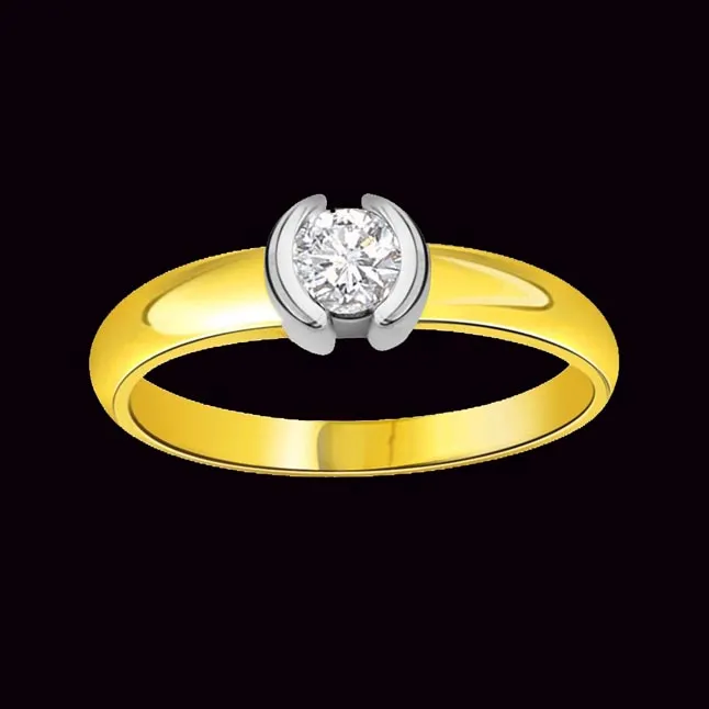 Beauty of Paradise Brilliant 0.15cts Real Diamond Solitaire Ring (SDR245)
