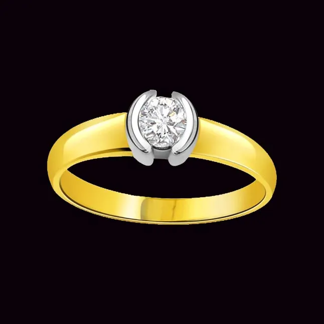 Circle of Love Brilliant 0.20 ct Diamond Solitaire rings
