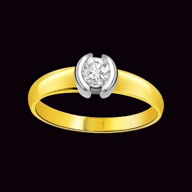 Circle of Love Brilliant 0.20cts Real Diamond Solitaire Ring (SDR246)