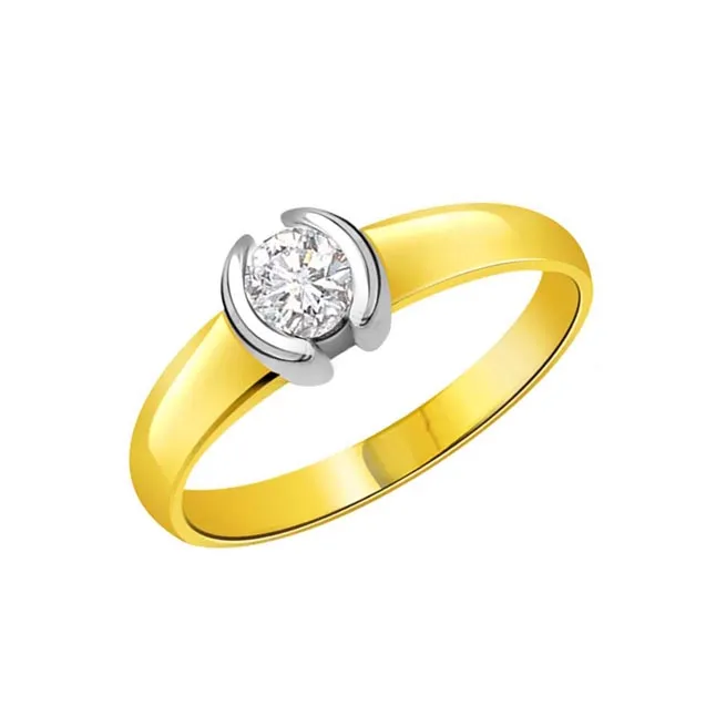 Circle of Love Brilliant 0.20cts Real Diamond Solitaire Ring (SDR246)