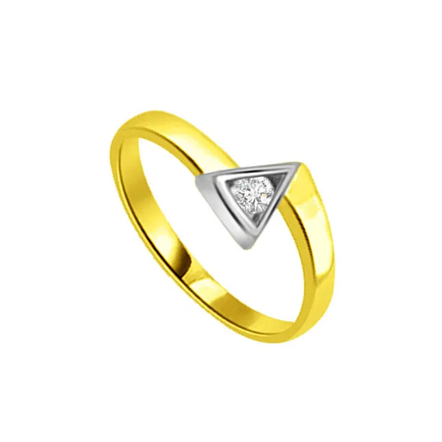 Twinkling Star Trendy 0.10 ct Diamond Solitaire rings