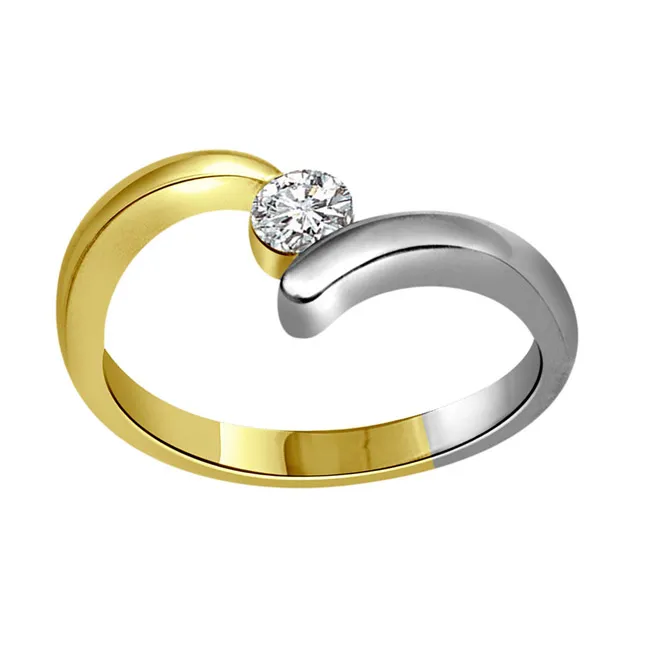 Heat Thief 0.15cts Real Diamond Solitaire Ring (SDR254)