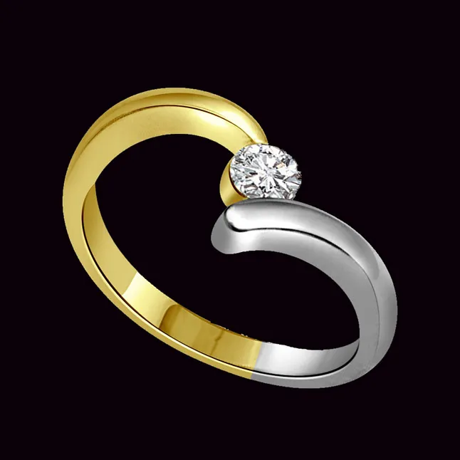 Heat Thief 0.15cts Real Diamond Solitaire Ring (SDR254)