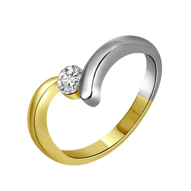 Heat Thief 0.15cts Real Diamond Solitaire Ring (SDR254)