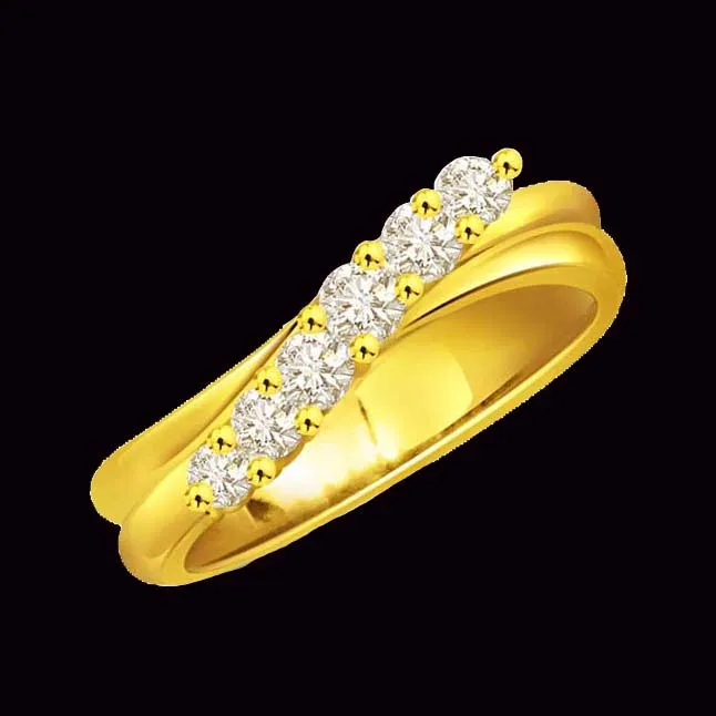 Twinkie Twist Fine Real Diamond 0.90cts Eternity Ring (SDR266)