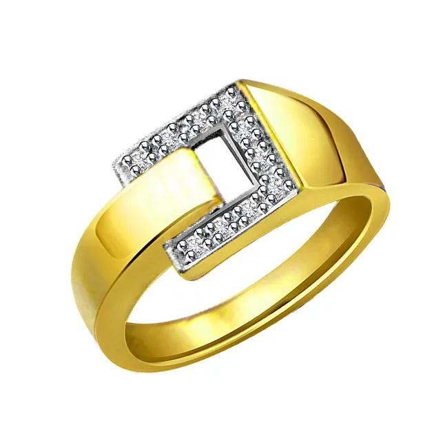 Shiny Belt 0.40 ct Diamond Designer rings