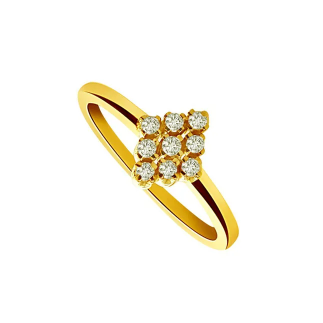 Shimmering Beauty - Real Diamond Ring (SDR27)