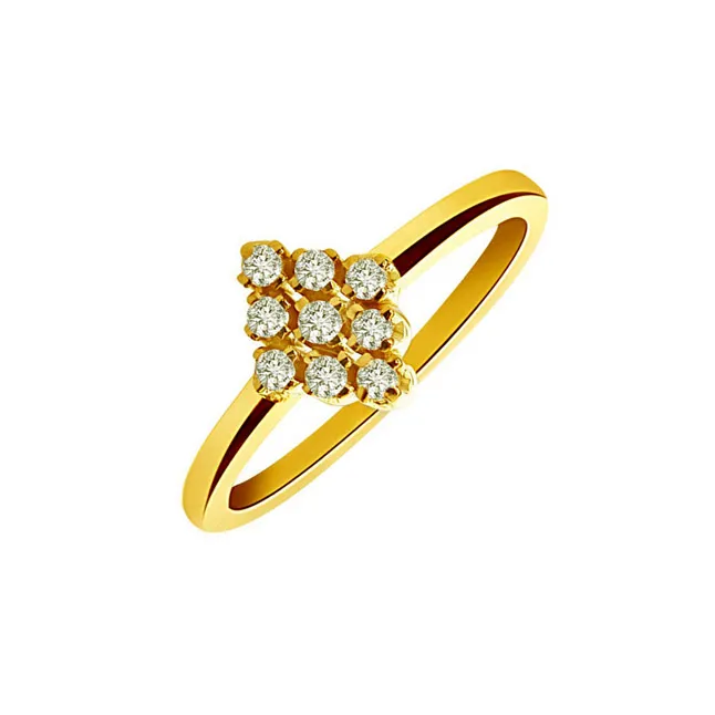 Shimmering Beauty - Real Diamond Ring (SDR27)