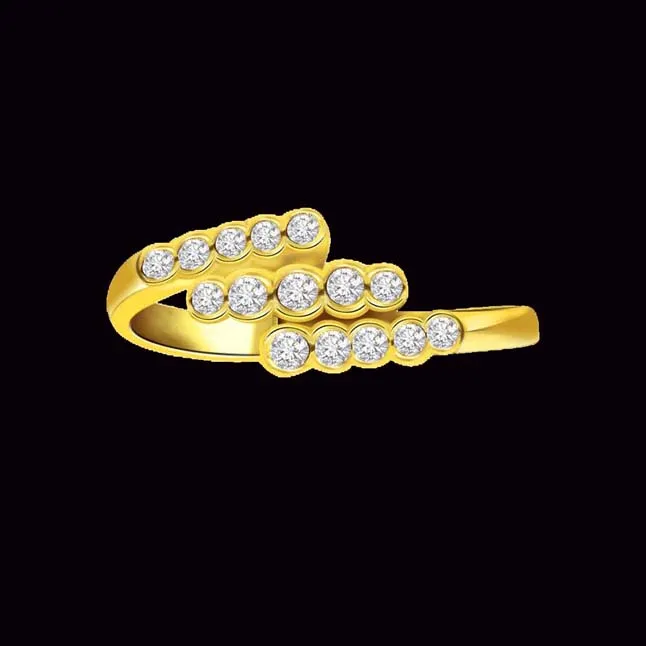 Tingle Tangle 0.45cts Delightful Real Diamond Ring (SDR307)