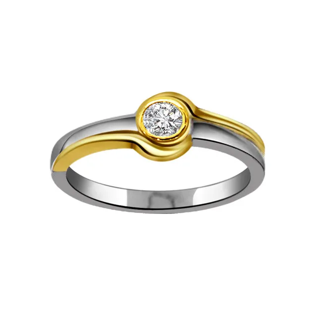 My Loving Princess Designer Real Diamond Two-Tone Ring (SDR311)