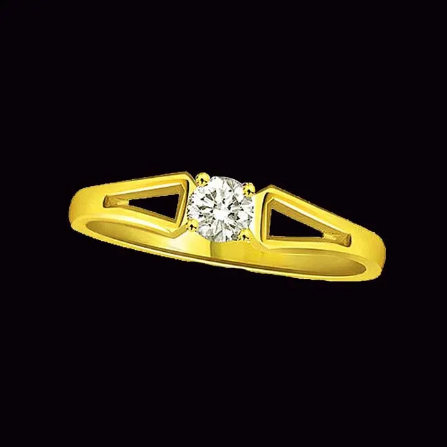 Heart's Desire Real Diamond Sol Ring (SDR312)