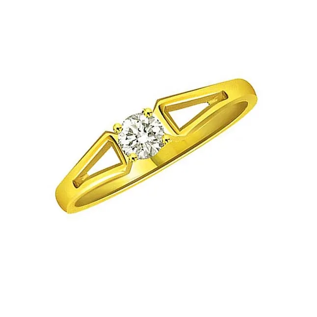 Heart's Desire Real Diamond Sol Ring (SDR312)