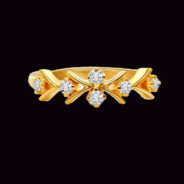 Ziczac Love Fresh n Fine Real Diamond Ring (SDR31)