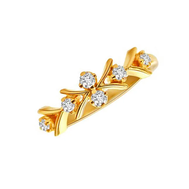 Ziczac Love Fresh n Fine Real Diamond Ring (SDR31)