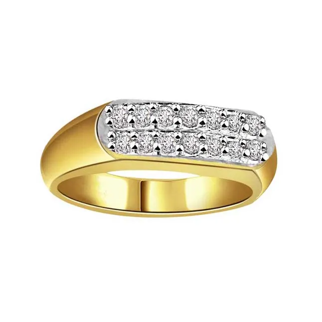 Real Diamond 0.64cts Men's Ring (SDR331)