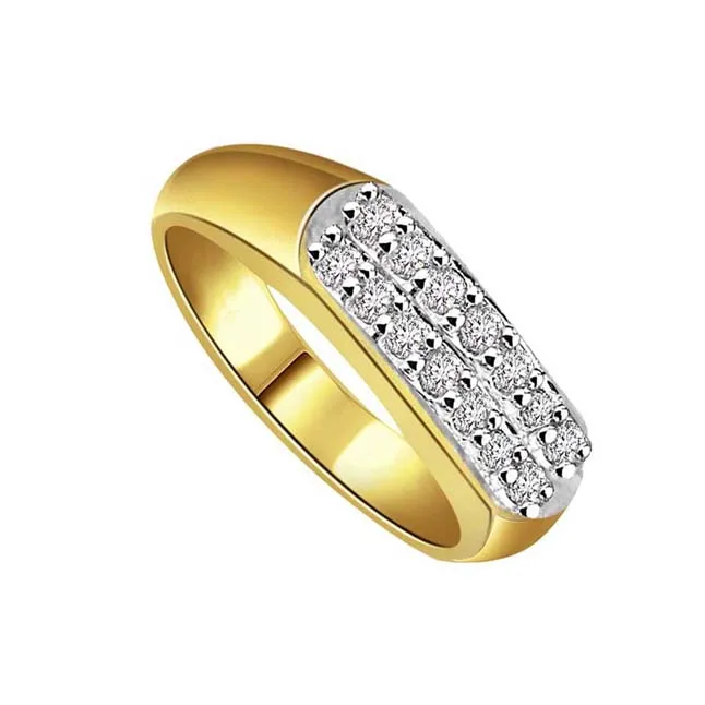 Real Diamond 0.64cts Men's Ring (SDR331)