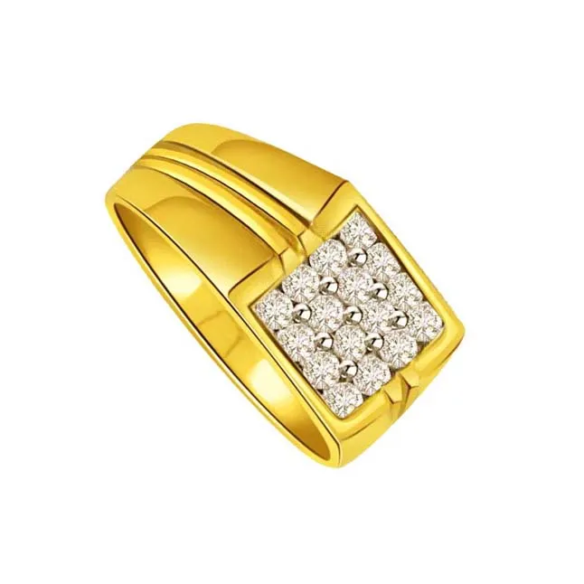 Real Diamond 0.48cts Men's Ring (SDR332)