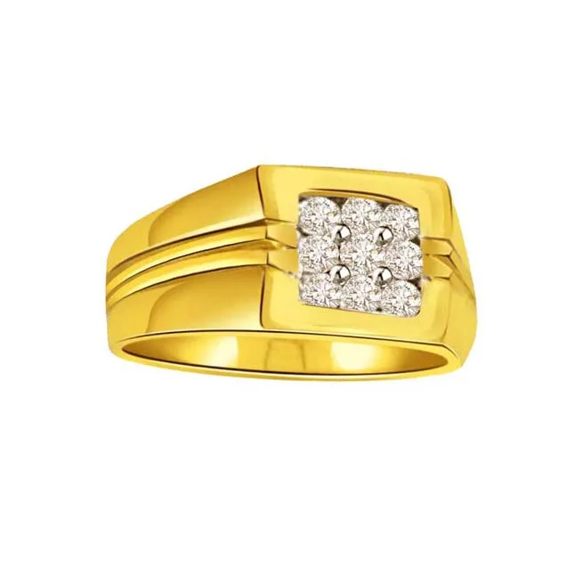 Real Diamond 0.45cts Men's Ring (SDR334)