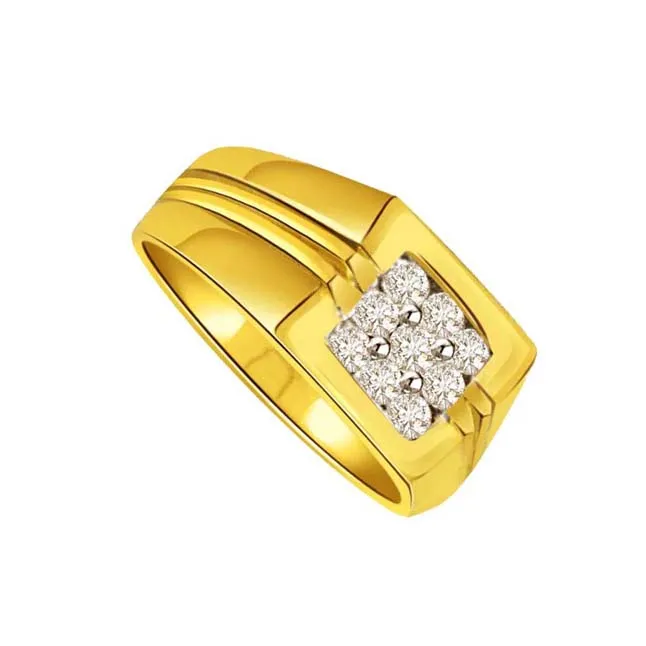 Real Diamond 0.45cts Men's Ring (SDR334)