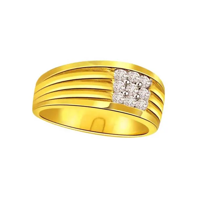 Real Diamond 0.36cts Men's Ring (SDR335)