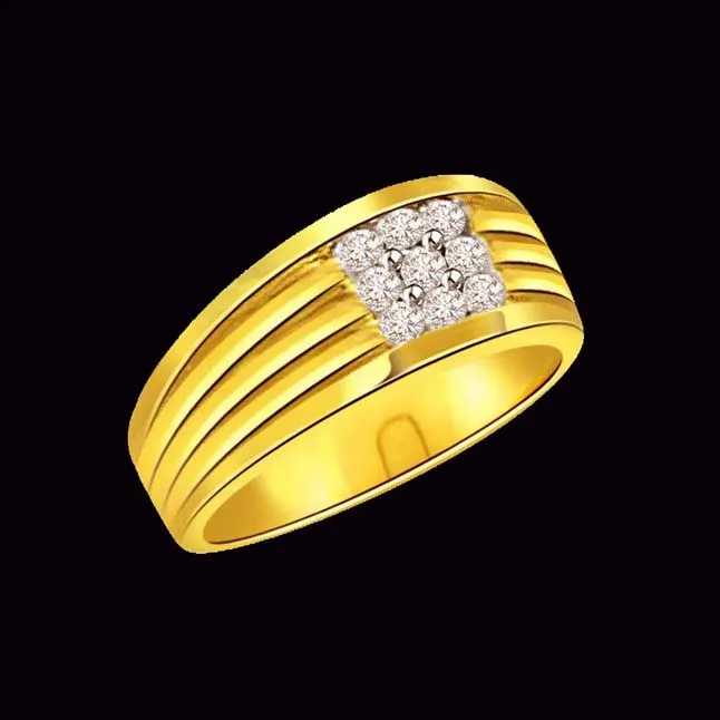 Real Diamond 0.36cts Men's Ring (SDR335)