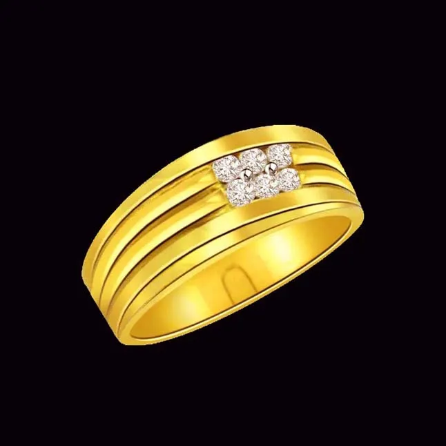 Diamond 0.30 ct Men's rings