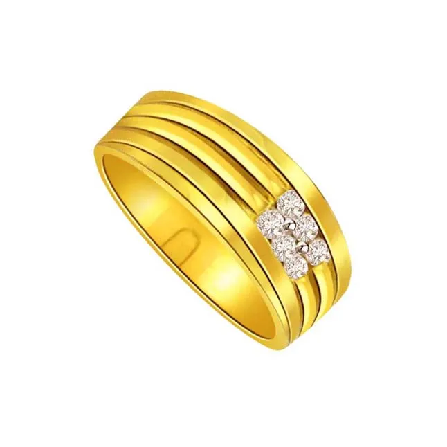 Diamond 0.30 ct Men's rings