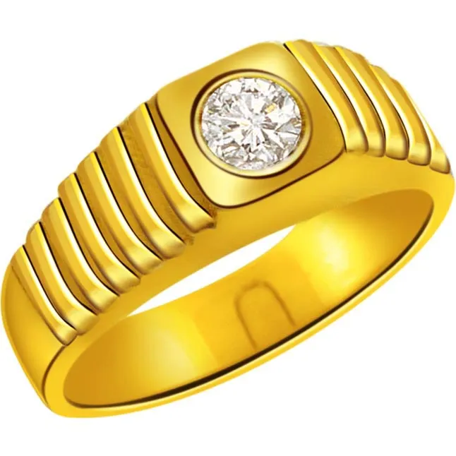 Diamond 0.20 ct Men's rings