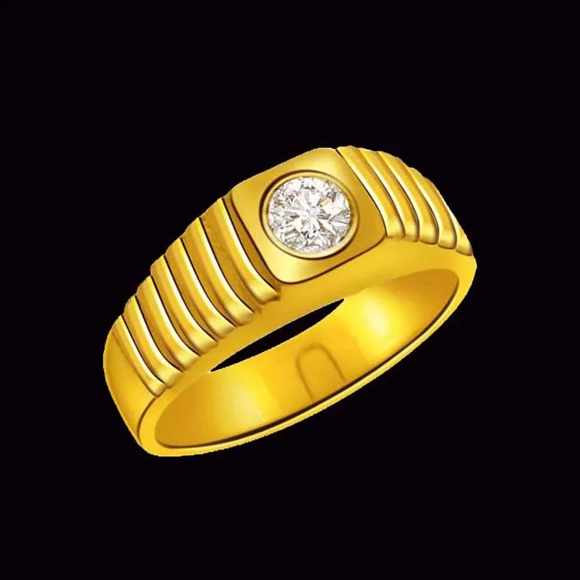 Real Diamond 0.20cts Men's Ring (SDR339)