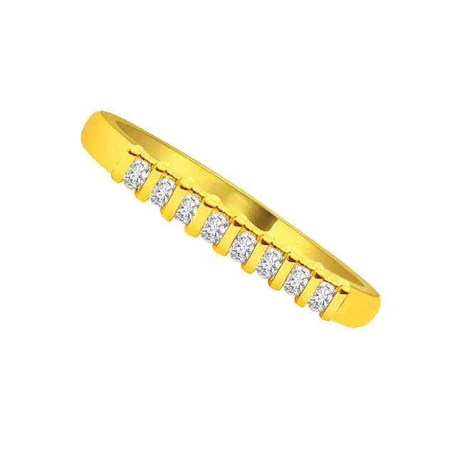 Classic 0.40cts Real Diamond Half Eternity Ring (SDR346)