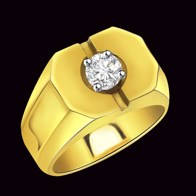 0.20cts Real Diamond Men's Solitaire Ring (SDR356)