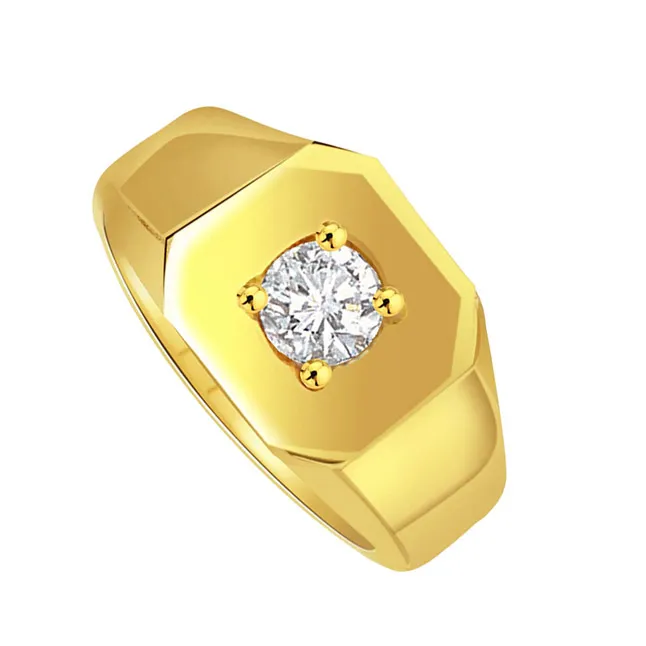 0.20cts Real Diamond Men's Solitaire Ring (SDR357)