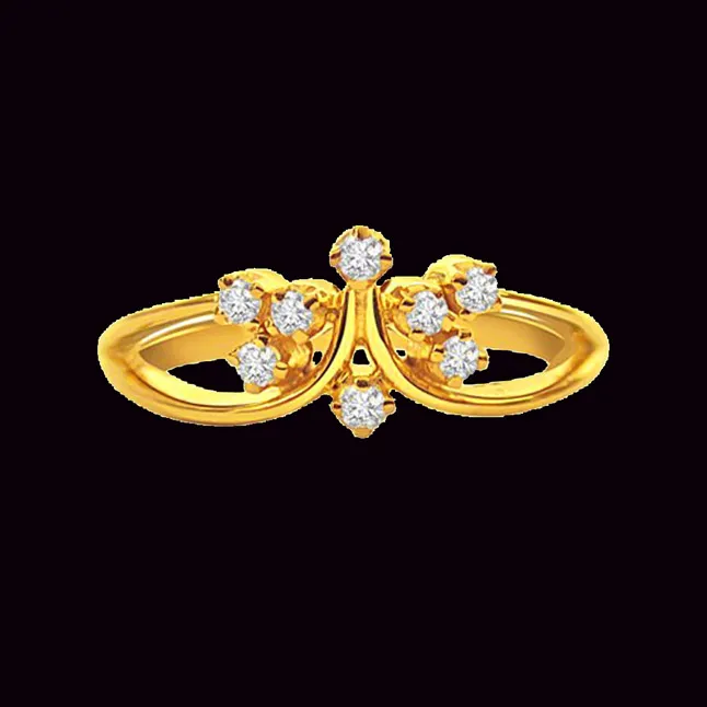 Crowning Glory - Real Diamond Ring (SDR36)