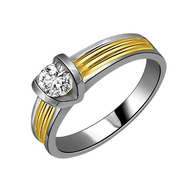 0.20cts Real Diamond Heart Shape Solitaire Ring (SDR378)