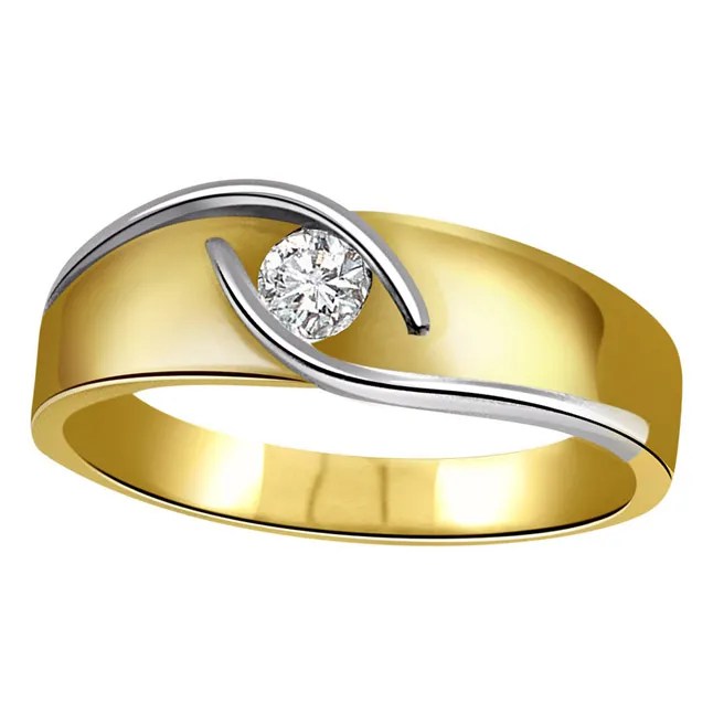 Real Diamond Men's Solitaire Ring (SDR387)