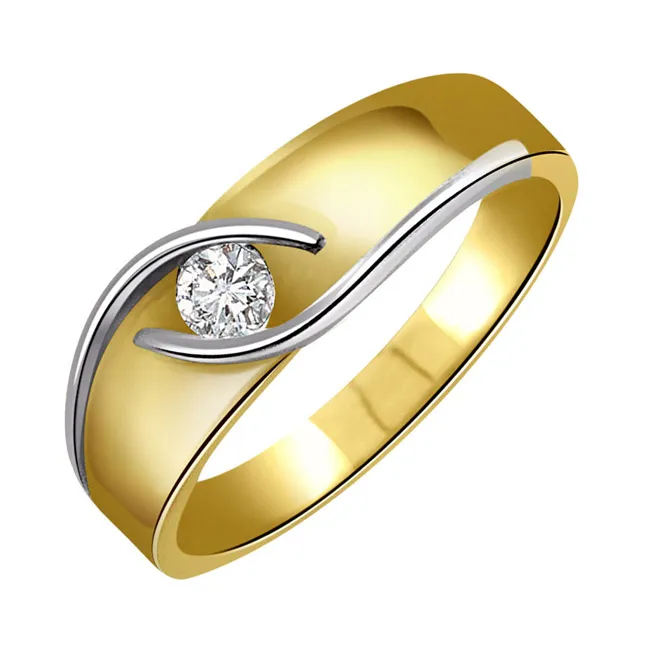 Real Diamond Men's Solitaire Ring (SDR387)