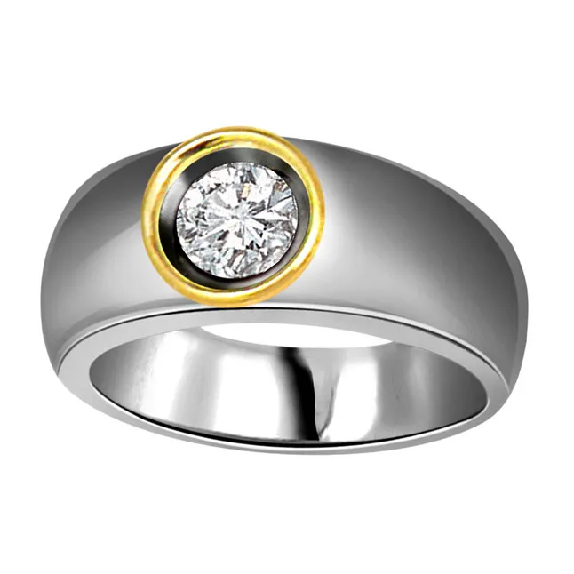 Stylish 0.20cts Real Diamond Men's Solitaire Ring (SDR388)